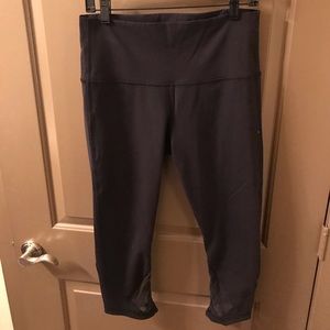 Lululemon 3/4 Length Black Leggings